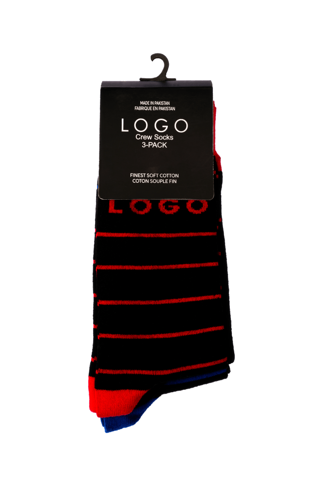 CREW SHORT (PACK OF 3) - LOGO