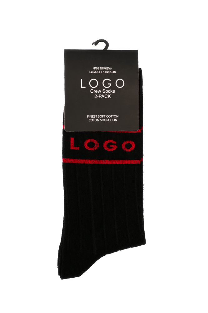 CREW SHORT (PACK OF 2) - LOGO