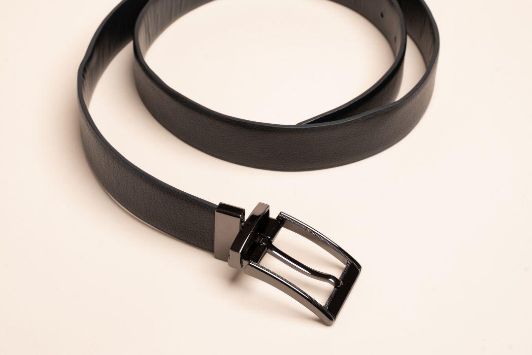 LOGO LEATHER BELT A1258 BKA - LOGO | OPIA