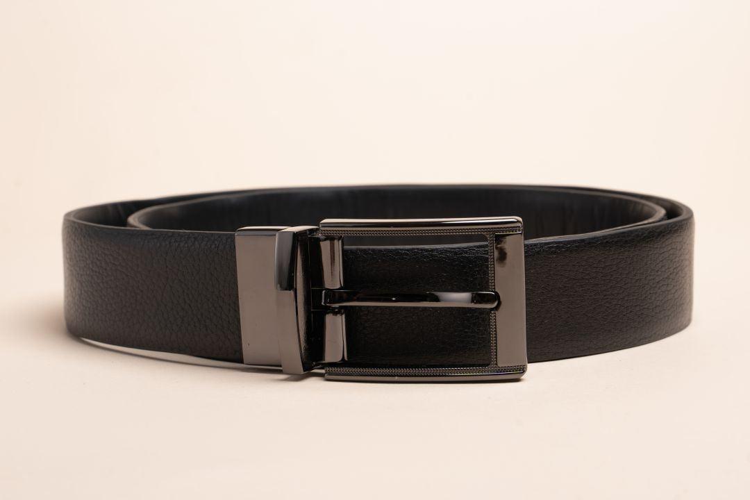 LOGO LEATHER BELT A1258 BKA - LOGO | OPIA