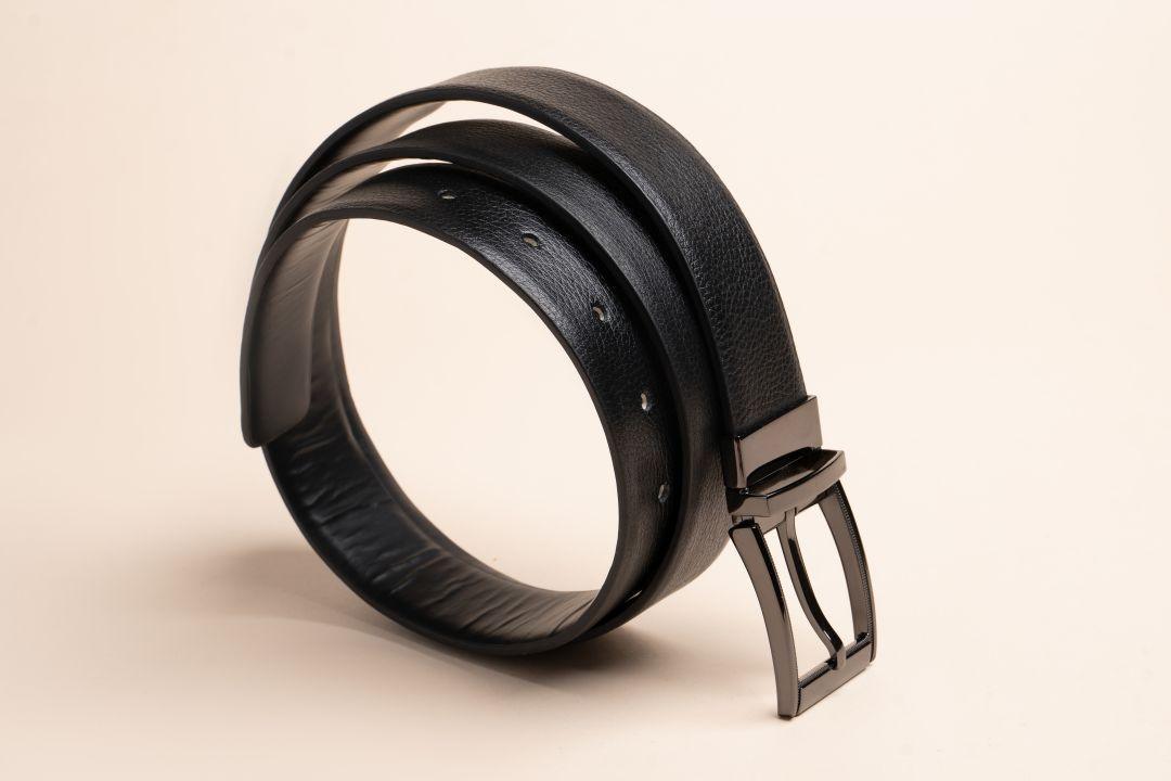 LOGO LEATHER BELT A1258 BKA - LOGO | OPIA