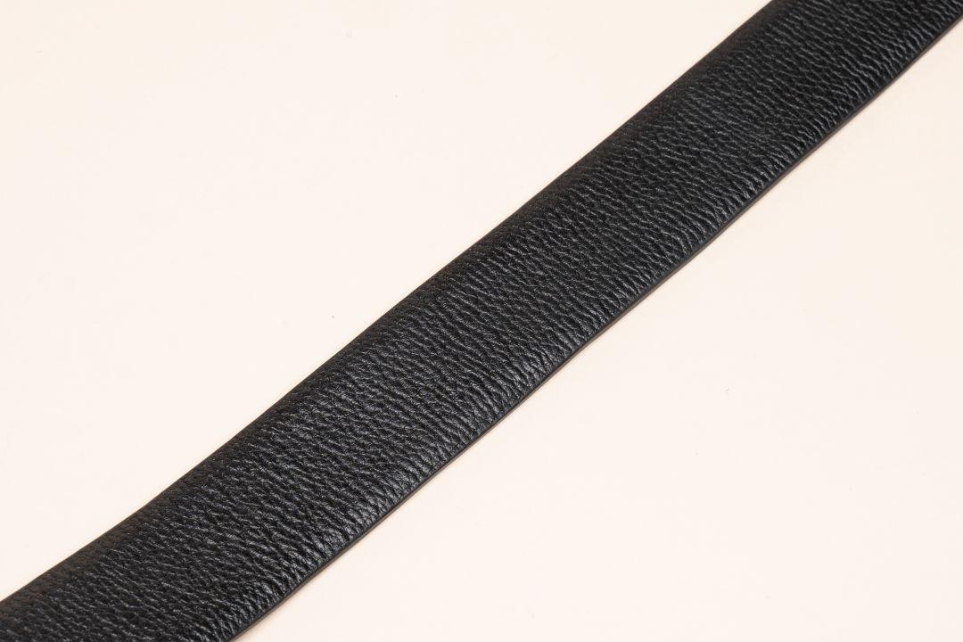LOGO LEATHER BELT A1258 BKA - LOGO | OPIA