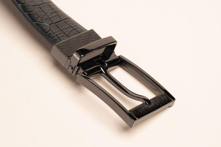LOGO LEATHER BELT A1259 BKA_Accessories