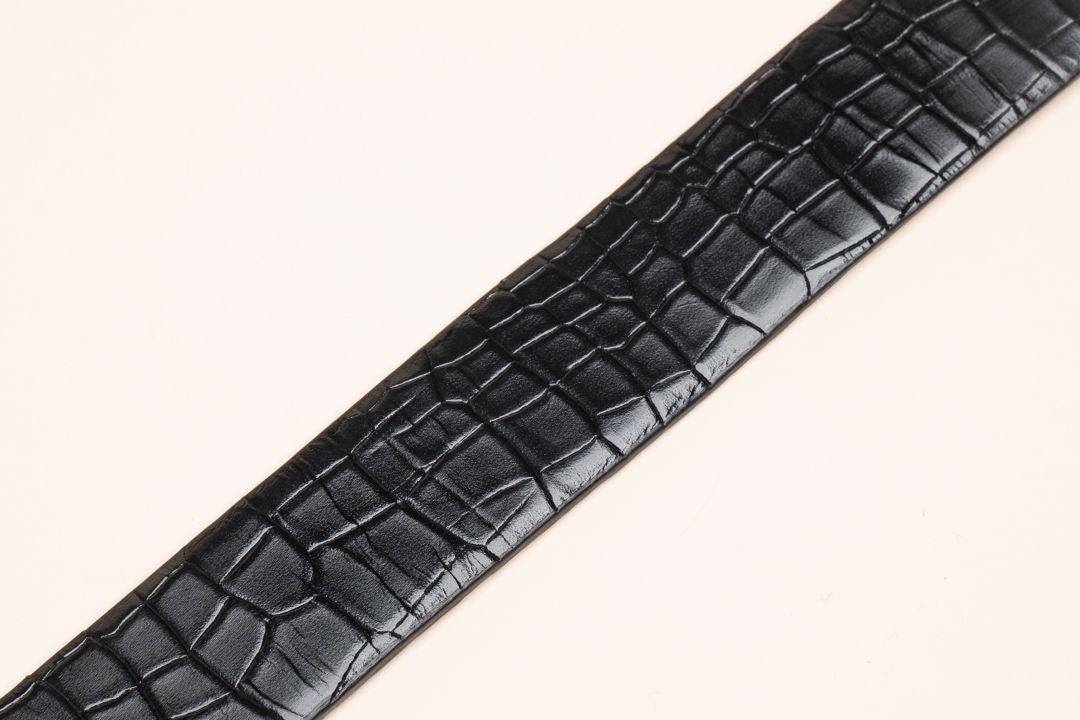 LOGO LEATHER BELT A1259 BKA_Accessories