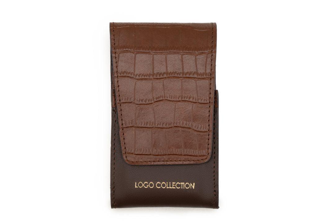 LOGO CIGARETTE CASE  CB337 BRN - LOGO | OPIA