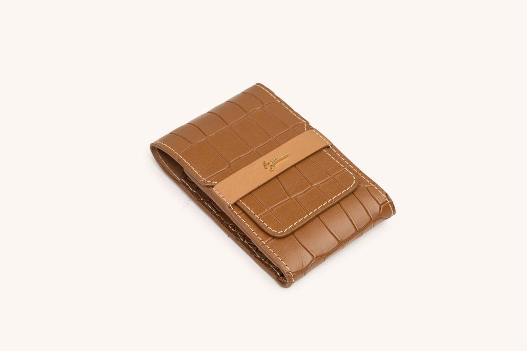 LOGO CIGARETTE CASE CB440 TAN - LOGO | OPIA