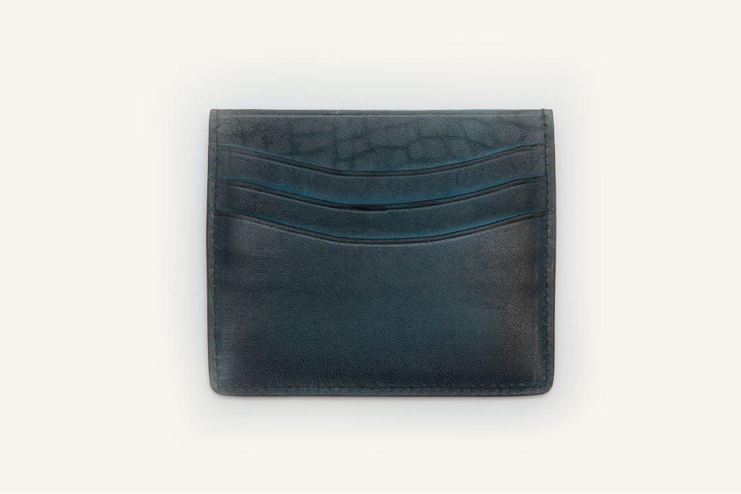 CARD WALLET CH453 BLU  "RFID PROTECTION" - LOGO | OPIA