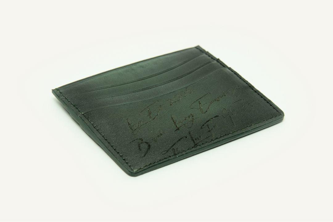 CARD WALLET CH453 GRN  "RFID PROTECTION" - LOGO | OPIA