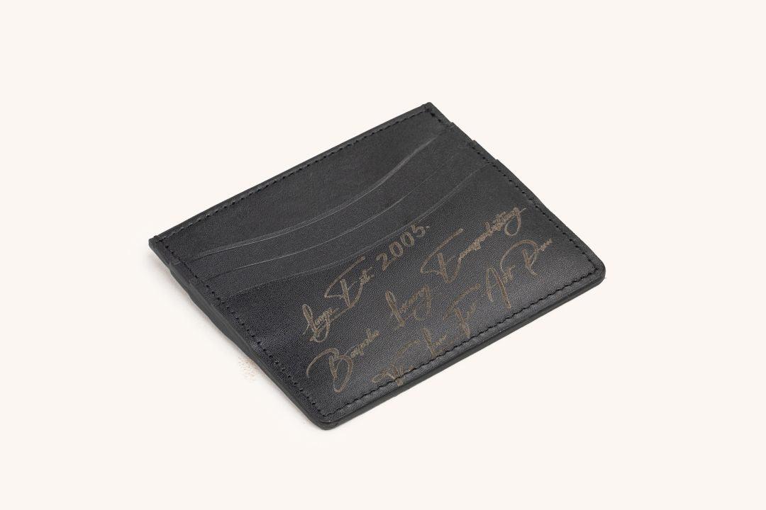 CARD WALLET CH454 BKA  "RFID PROTECTION" - LOGO | OPIA