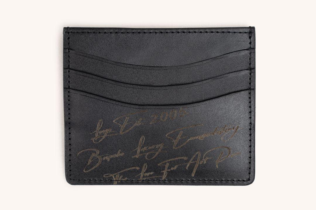 CARD WALLET CH454 BKA  "RFID PROTECTION" - LOGO | OPIA
