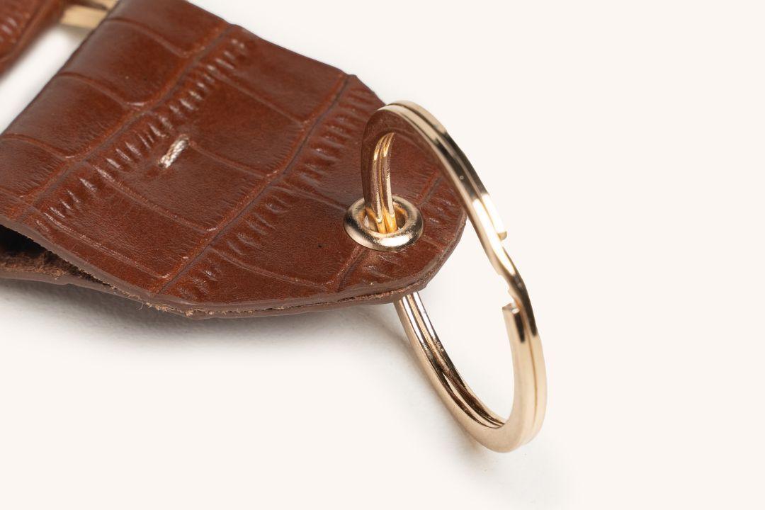 LOGO KEY CHAIN KC454 TAN - LOGO | OPIA