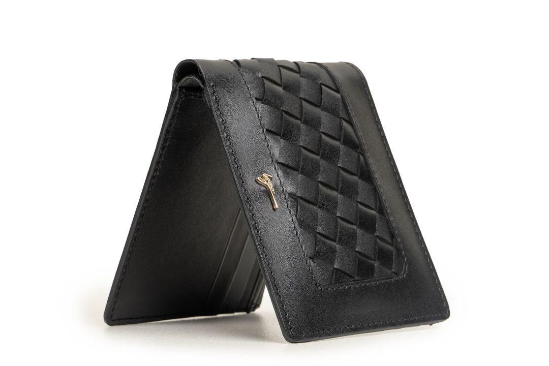 NOTE WALLET  NW376 BKA - LOGO | OPIA