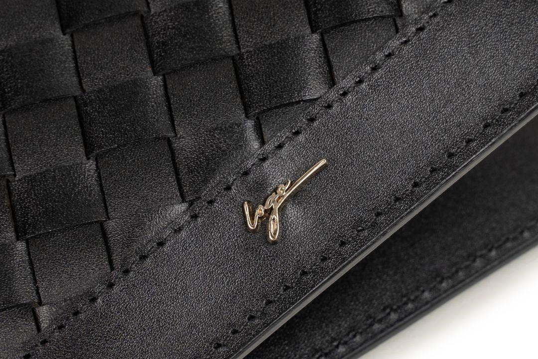 NOTE WALLET  NW376 BKA - LOGO | OPIA
