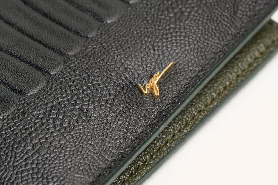 NOTE WALLET NW462 GRN  "RFID PROTECTION" - LOGO | OPIA