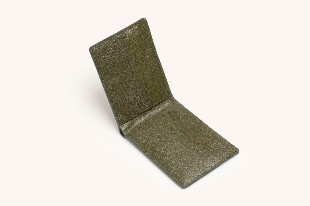 NOTE WALLET NW462 GRN  "RFID PROTECTION" - LOGO | OPIA