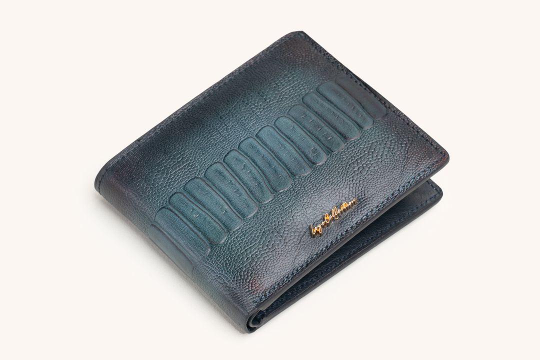 NOTE WALLET NW463 BLU  "RFID PROTECTION" - LOGO | OPIA