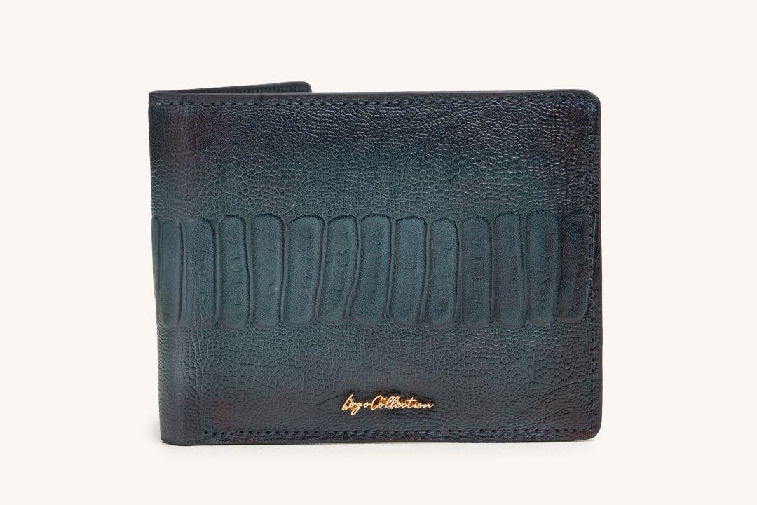 NOTE WALLET NW463 BLU  "RFID PROTECTION" - LOGO | OPIA