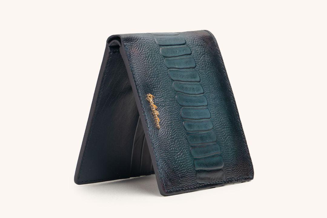 NOTE WALLET NW463 BLU  "RFID PROTECTION" - LOGO | OPIA