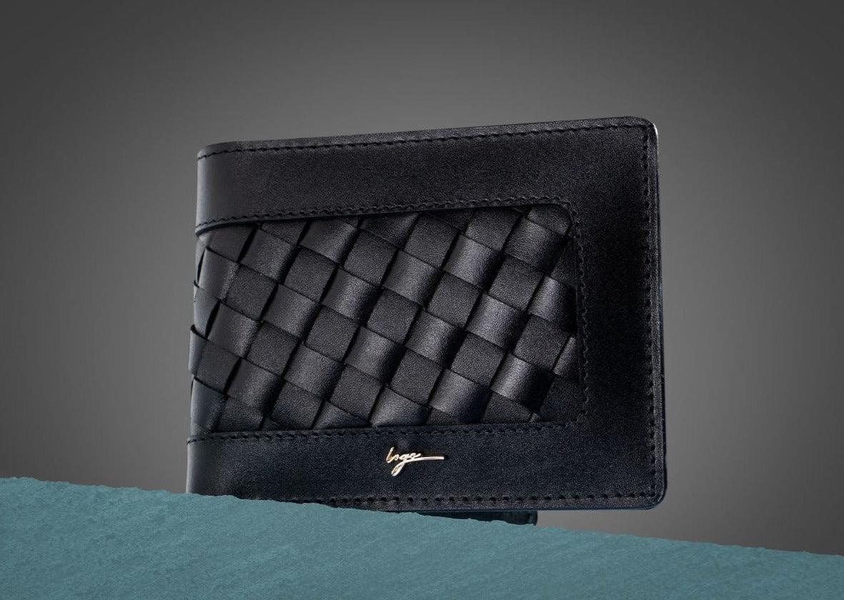 NOTE WALLET  NW376 BKA - LOGO | OPIA